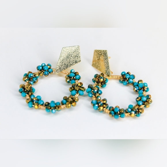 Flower Hoops - Picture 1 of 3